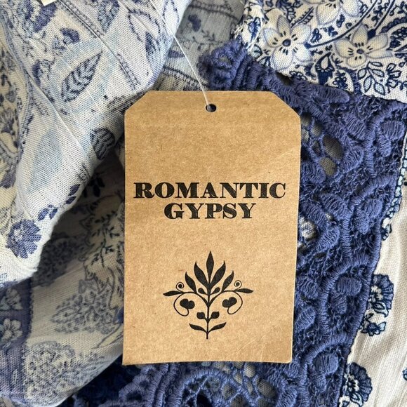 Romantic Gypsy Plus-Size Embroidered BoHo Bohemian Hippie Peasant Tunic Sz 4x - Picture 10 of 11